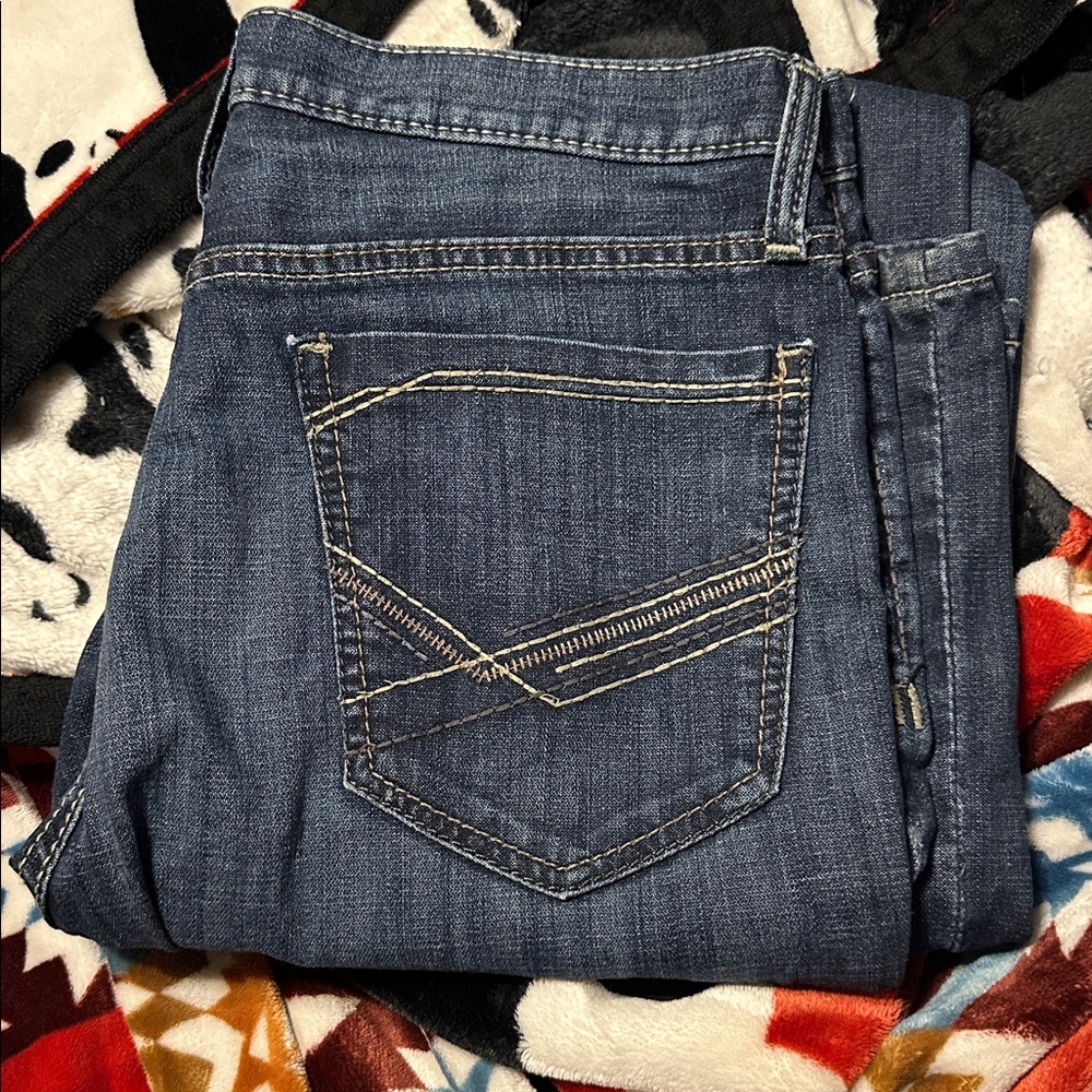 Cinch Ian Medium Wash Blue Denim Jeans Size 30 x 36 PR2